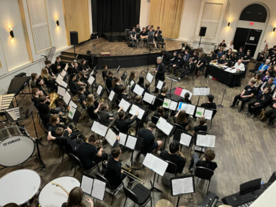 School bands entered in the 2023 festival performed at Song Sparrow Hall, a new venue for the festival.